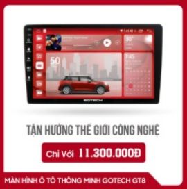 MÀN HÌNH Ô TÔ THÔNG MINH GOTECH GT8