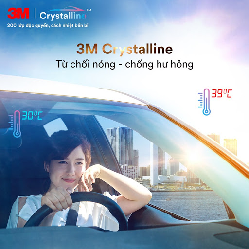 Dán phim cách nhiệt 3M Crystalline uy tín chất lượng tại Bắc Ninh